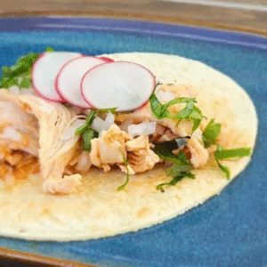 Taco chicken tinga