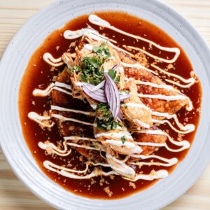 Enchiladas Guadalajara (Red Sauce)